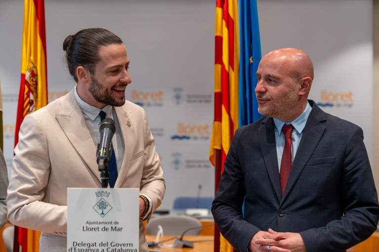 L’alcalde de Lloret demana un increment d’efectius de la Policia Nacional al delegat del Govern d’Espanya a Catalunya