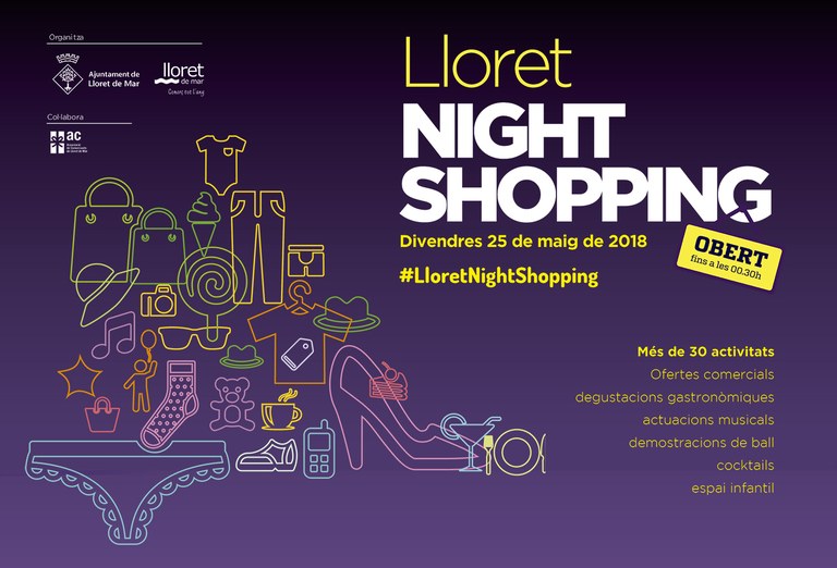 Arriba a Lloret una nova edició del Lloret Night Shopping