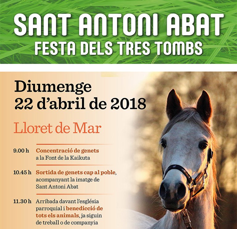 Arriben els Tres Tombs de Sant Antoni aquest diumenge 