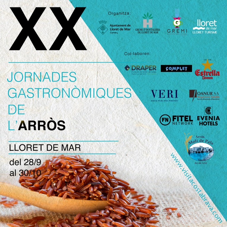 Arriben les XX Jornades Gastronòmiques de l’Arròs de Lloret