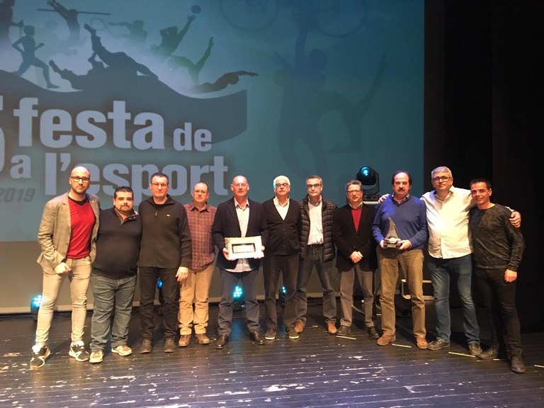 El Club Hoquei Lloret i Pep Cardona, màxims guardonats a la Festa de l’Esport de Lloret