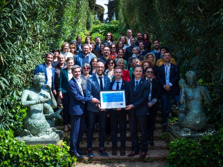 El Consell d’Europa ha lliurat la certificació oficial d’Itinerari Cultural Europeu a la Ruta Europea de Jardins Històrics que presideix Lloret de Mar