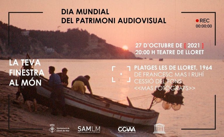 El Servei d’Arxiu Municipal de Lloret (SAMLM) commemora  aquest dimecres 27 d’octubre el Dia Mundial del Patrimoni Audiovisual