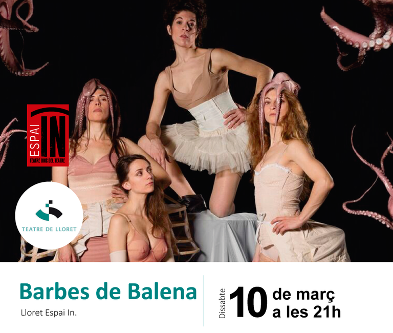 El Teatre de Lloret acull quatre propostes diferents per a commemorar el Dia Internacional de la Dona