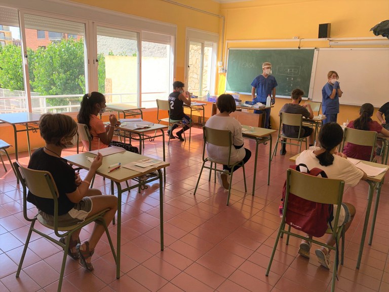 Els casals municipals de Lloret de Mar participen en una prova pilot d’auto-test d’antigen en espais de lleure coordinada pel Centre d’Estudis Epidemiològics sobre les ITS i SIDA de Catalunya