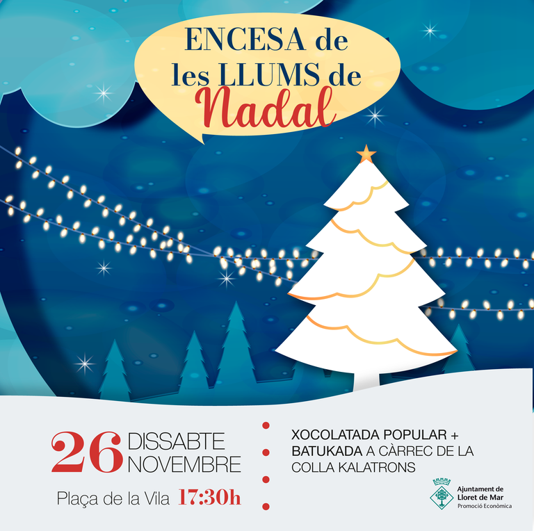 Encesa de Llums de Nadal a Lloret 2022