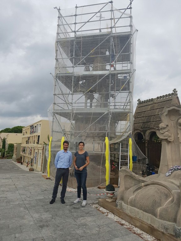 Es restaura el panteó dels Il·lustres del cementiri Municipal de Lloret