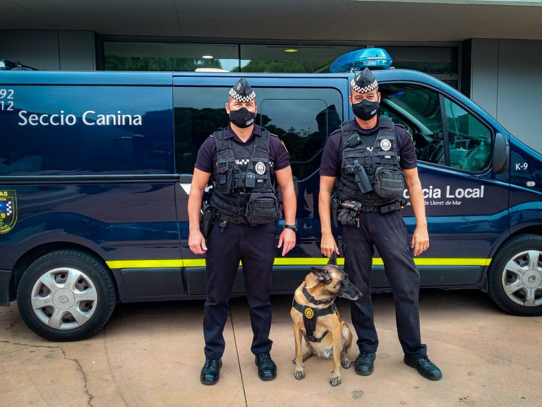 L’Ajuntament de Lloret incorpora oficialment dins de la Unitat Canina les gosses Maya, Mia i Luna