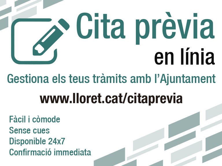 L’Ajuntament de Lloret posa en marxa el nou servei de cita prèvia per reduir cues i temps d’espera en les gestions de la ciutadania