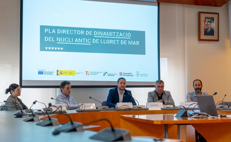 L’Ajuntament de Lloret presenta el Pla director de dinamització del nucli antic