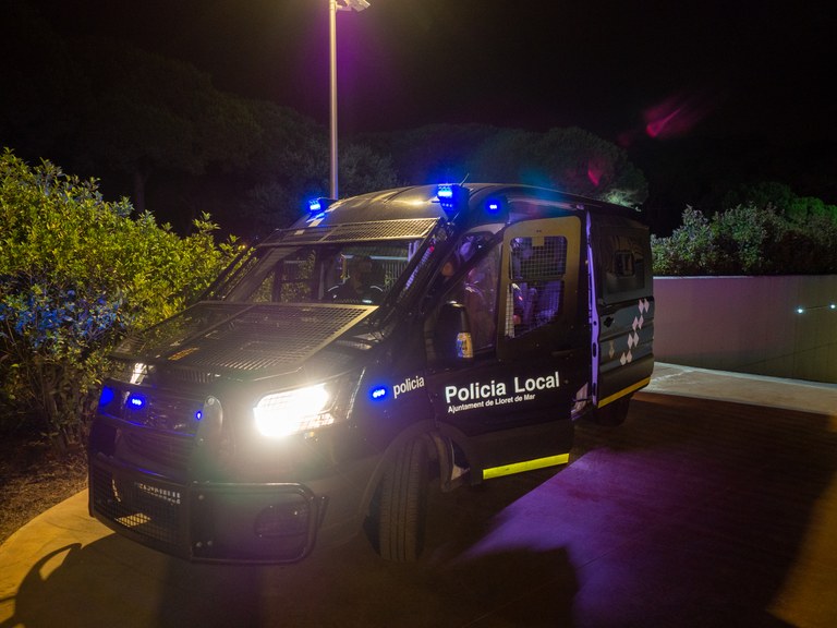 La Policia Local de Lloret de Mar deté a dos joves per actes vandàlics