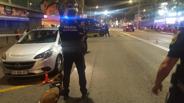 La Policia Local de Lloret intensifica les seves actuacions durant la Festa Major de Santa Cristina