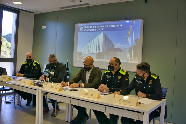 La Policia Local de Lloret va dur a terme 16.801 serveis durant el 2021