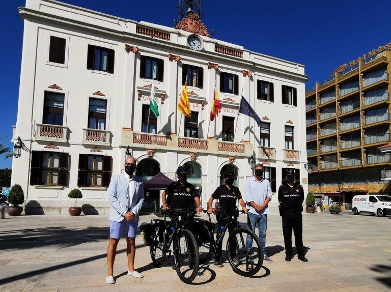 La unitat de BTT de la Policia de Lloret de Mar ha fet més de 100 intervencions des de principis d’any