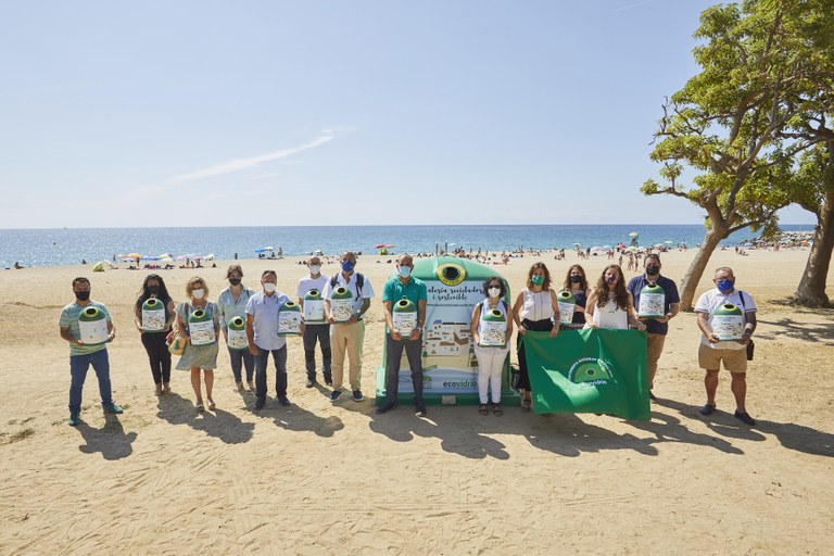 Lloret de Mar competirà aquest estiu per aconseguir la Bandera Verda d´Ecovidrio