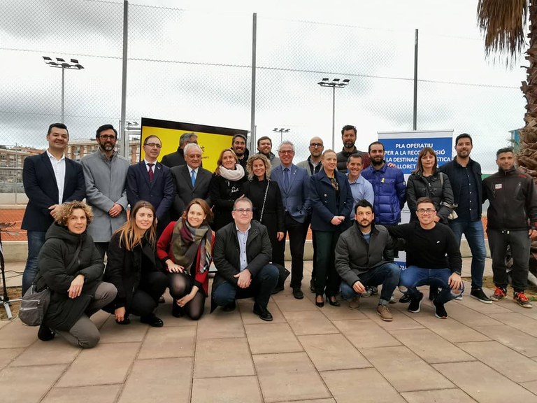 Lloret inaugura les pistes tennis i de pàdel de l’àrea esportiva