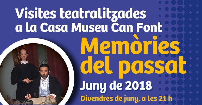 Lloret recupera, els divendres i dissabtes de juny, una visita teatralitzada a la Casa Museu de Can Font