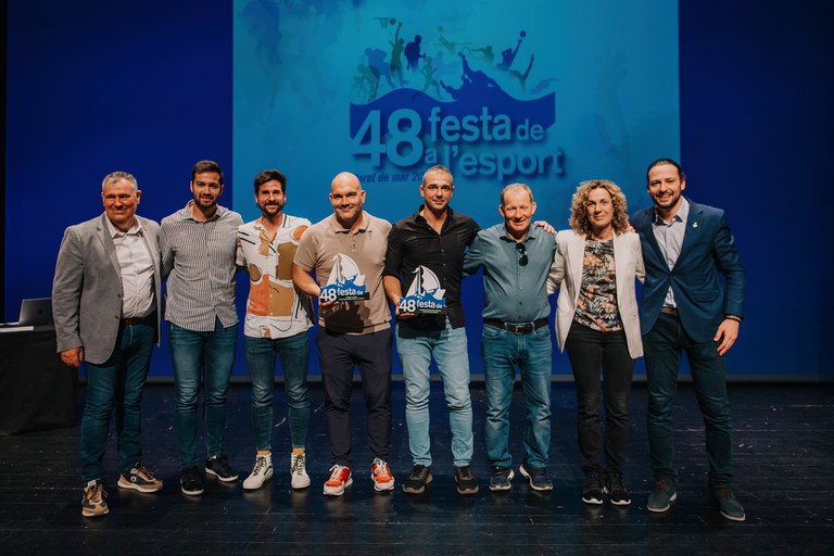 Marc Dailos, premi Forjador de l’esport, i el Club Atletisme Lloret-La Selva, premi Llevant, a la 48a Festa de l’Esport de Lloret