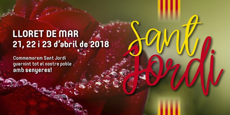 Revetlla de Sant Jordi i Sant Jordi a Lloret de Mar