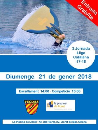 3 Jornada Lliga Catalana de natació amb aletes