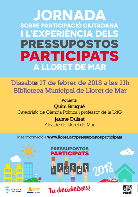 Jornada sobre Participació Ciutadana i l'experiència dels Pressupostos Participats