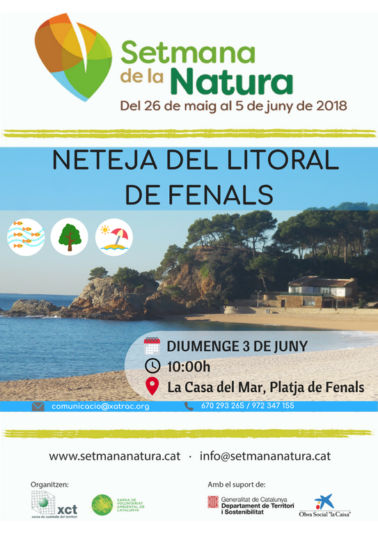 Neteja del litoral de Fenals