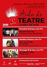 Actuacions de final de curs dels alumnes de l'Aula Municipal de Teatre d'Adults de Lloret