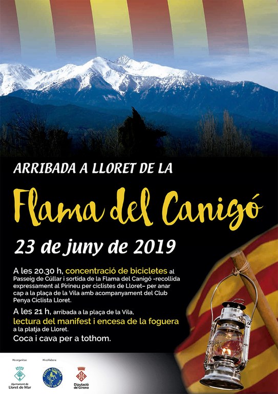 Arribada de la Flama del Canigó.