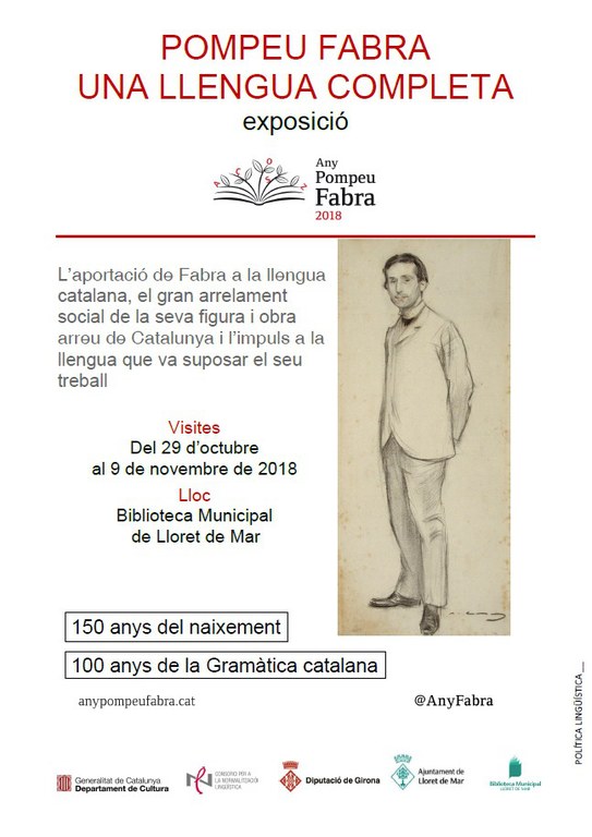 Exposició 'Pompeu Fabra. Una llengua completa'