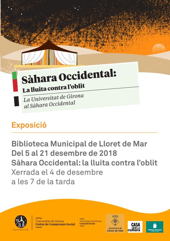 Exposició 'Sàhara Occidental: La lluita contra l'oblit'