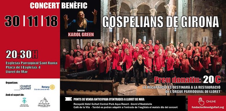 Concert benèfic amb Gospelians