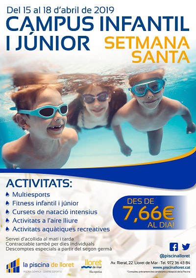 Campus Esportiu Infantil i Júnior de la Piscina de Lloret