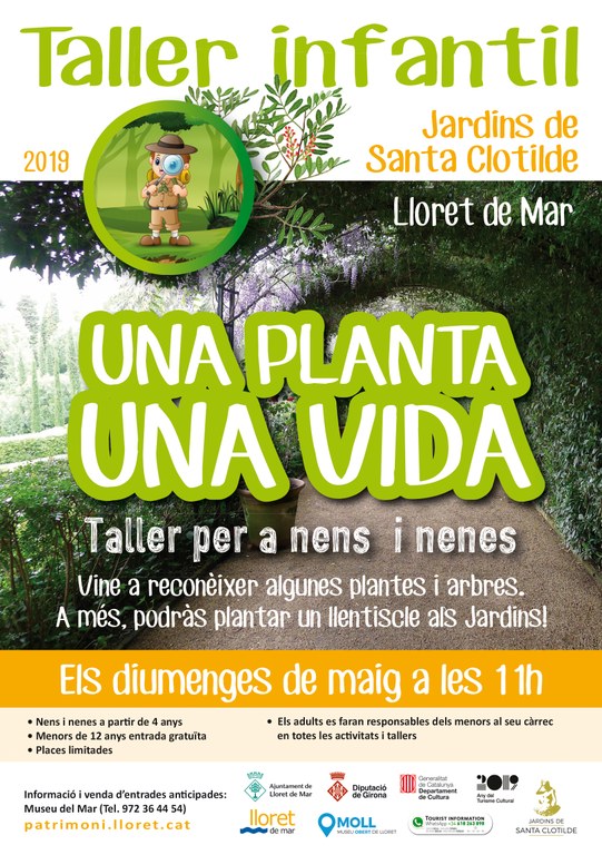 Taller infantil, una planta, una vida