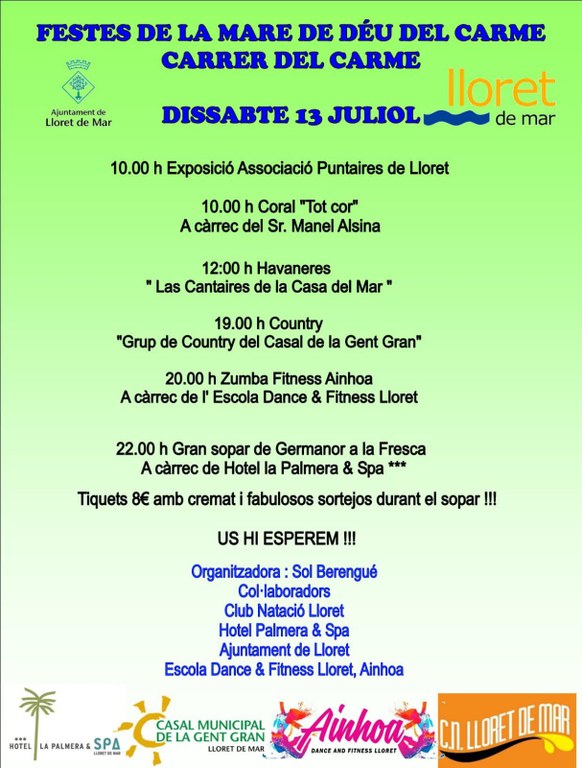 Festes Mare de Déu Del carme