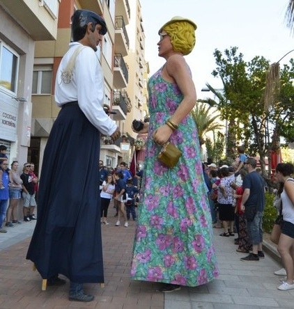 Plantada i cercavila dels gegants de Lloret 