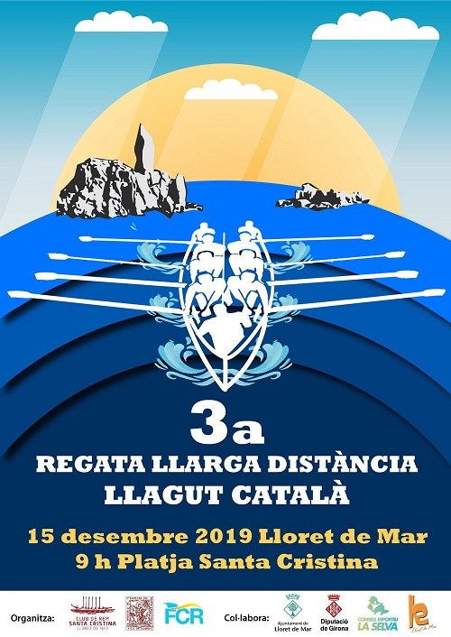 Regata de la lliga d´hivern de llagut català.