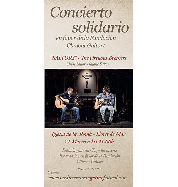 Concert. Cicle Concerts Solidaris 'Saltors' Oriol i Jaume (cancel·lat)