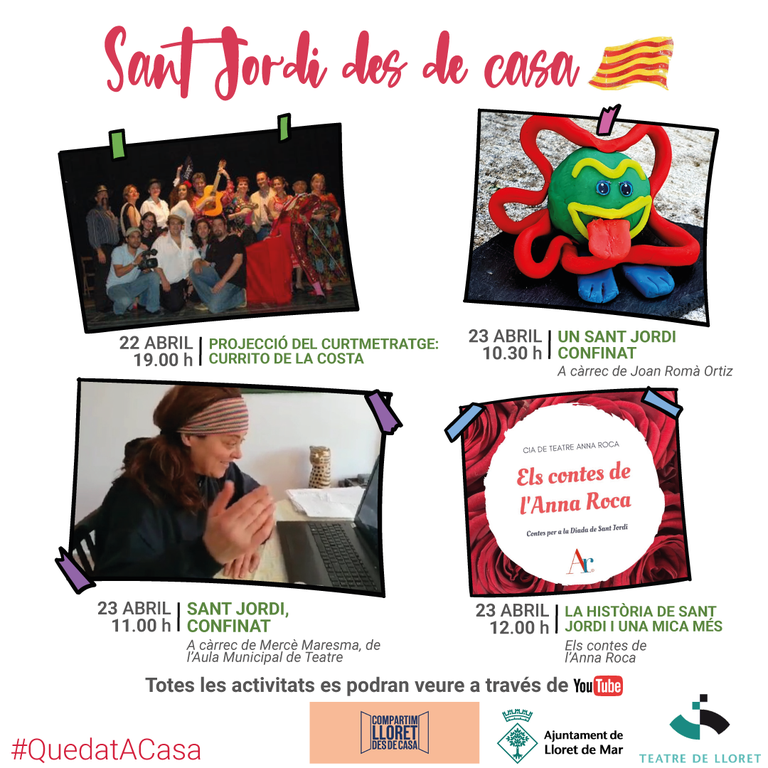 Sant Jordi des de casa 