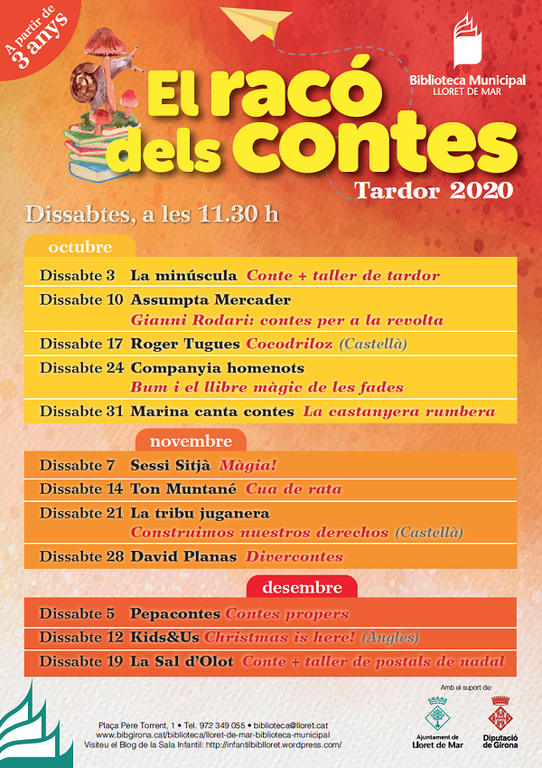 El Racó dels Contes. Conte + taller de tardor