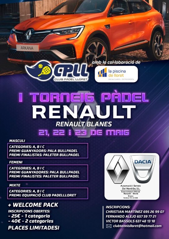 I Torneig de Pàdel Renault