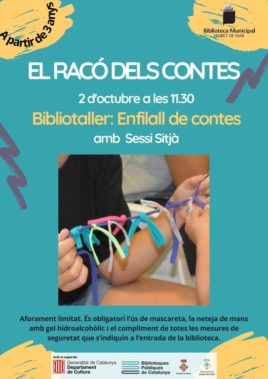 El Racó dels Contes. Bibliotaller: Enfilall de contes