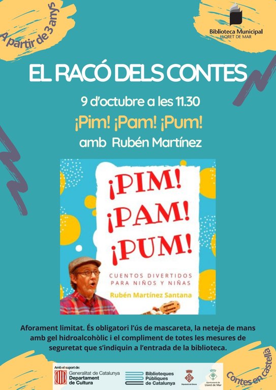 El Racó dels Contes. ¡Pim! ¡Pam! ¡Pum!