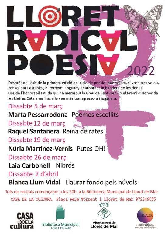 Lloret Radical Poesia. Nibrós. Laia Carbonell