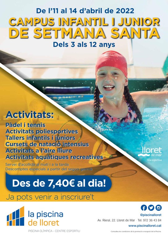 CAMPUS ESPORTIU SETMANA SANTA INFANTIL I JUNIOR