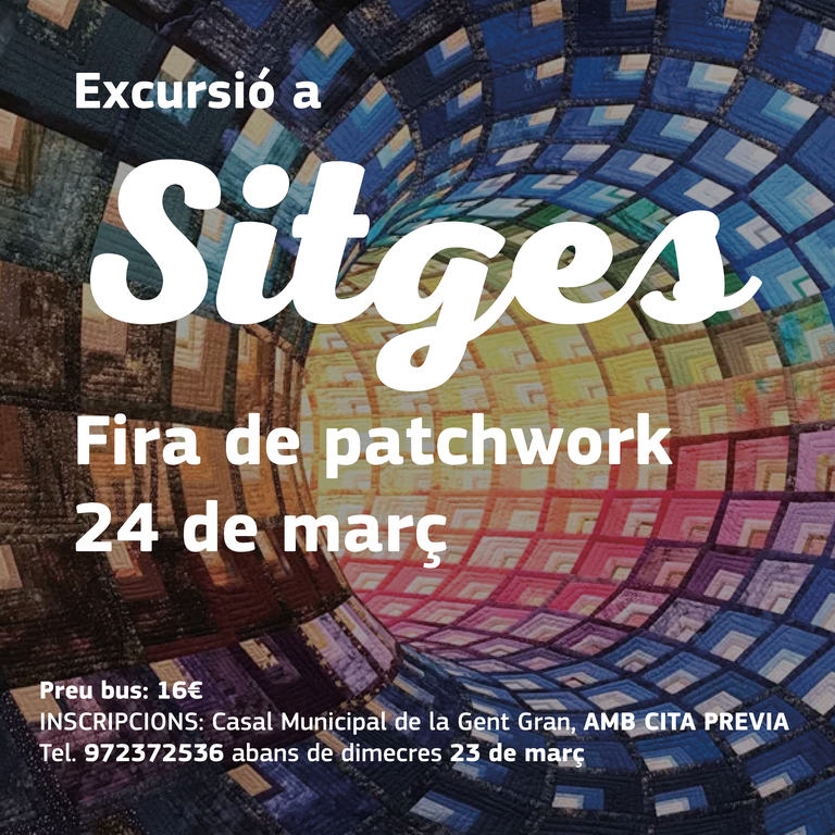 Excursió a la Fira de Patchwork de Sitges