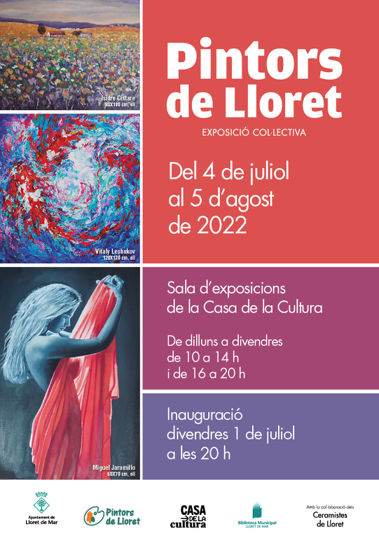 Exposició col·lectiva Pintors de Lloret