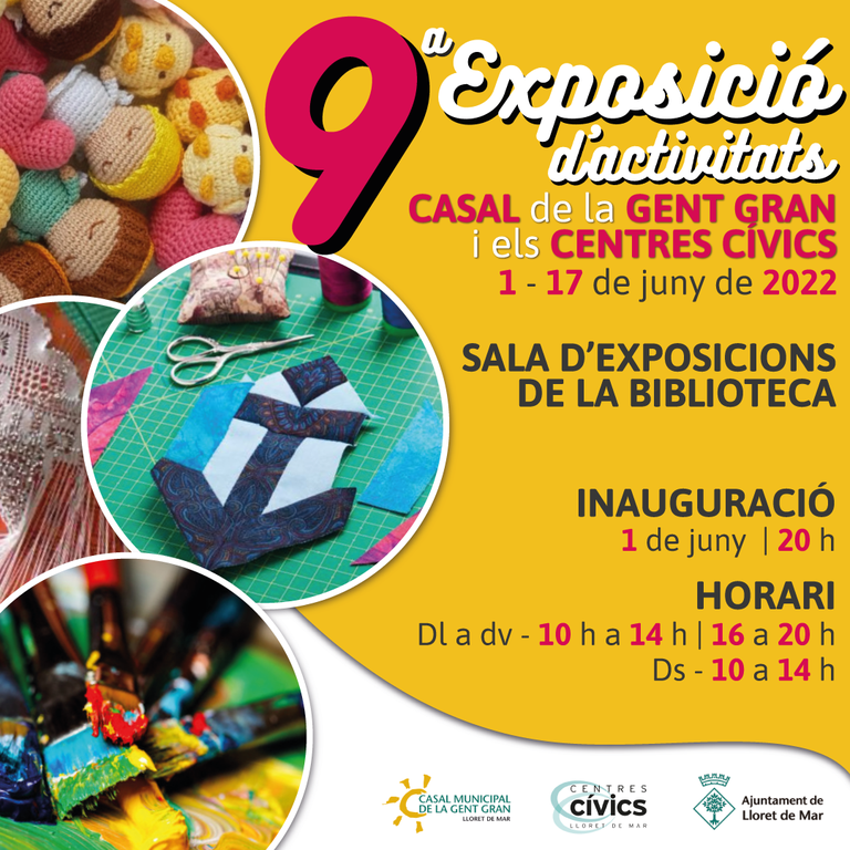 Exposició Activitats del Casal de la Gent Gran i els Centres Cívics