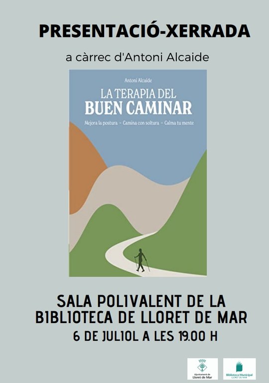 Presentació del llibre  'La terapia del buen caminar'