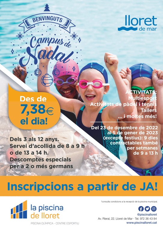 CAMPUS ESPORTIU NADAL LA  PISCINA DE LLORET