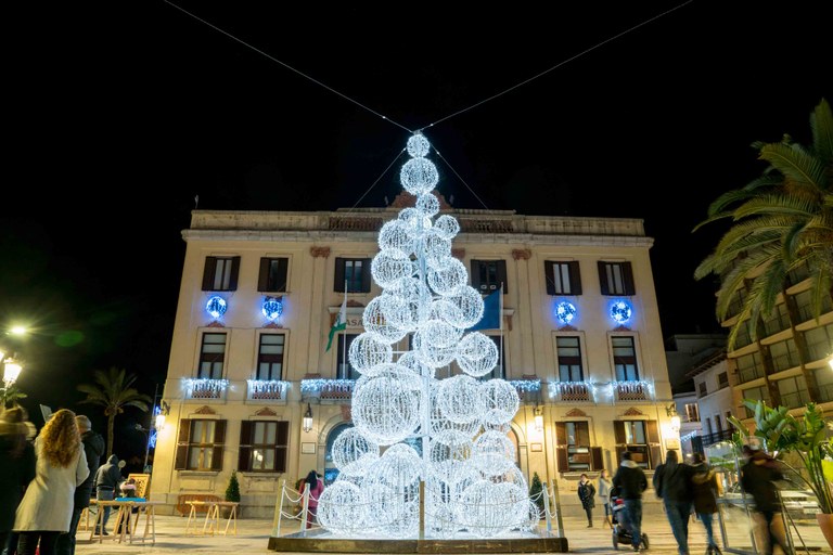 Encesa oficial de l'enllumenat de Nadal